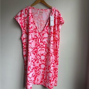 Lilly Pulitzer Talli V-Neck Cover-Up XL